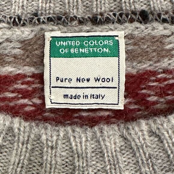 United Colors Of Benetton Multicolor Crewneck Sweater - Picture 7 of 10